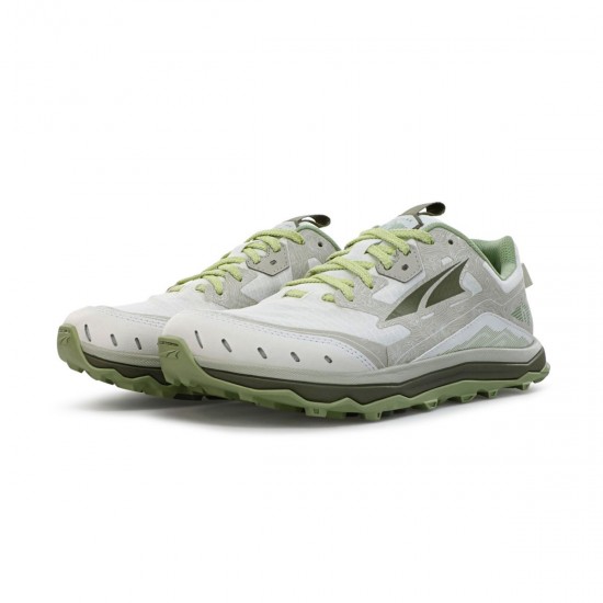 Altra Lone Peak 6 Trail Running Shoes White/Green Women