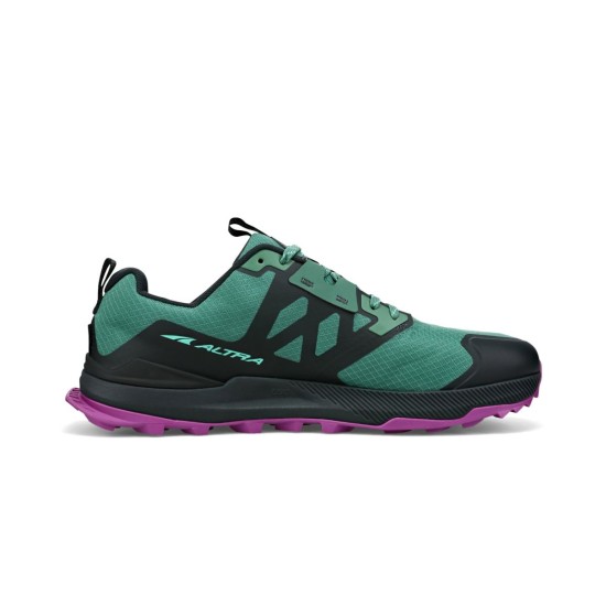 Altra Lone Peak 7 Trail Running Shoes Green/Teal Men