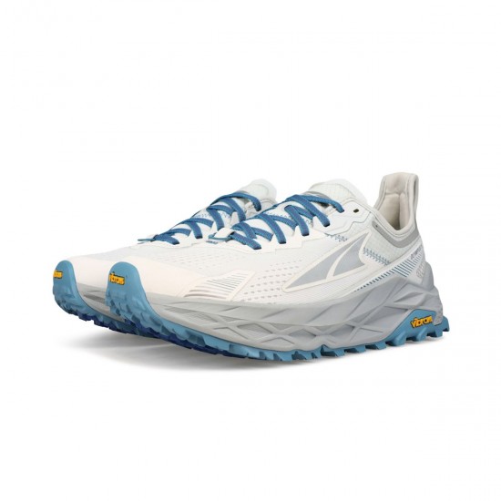 Altra Olympus 5 Trail Running Shoes White/Blue Women