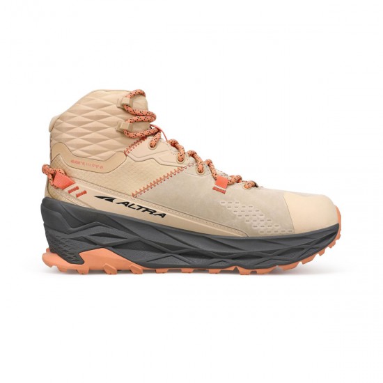 Altra Olympus 5 Hike Mid GTX Hiking Shoes Sand Women