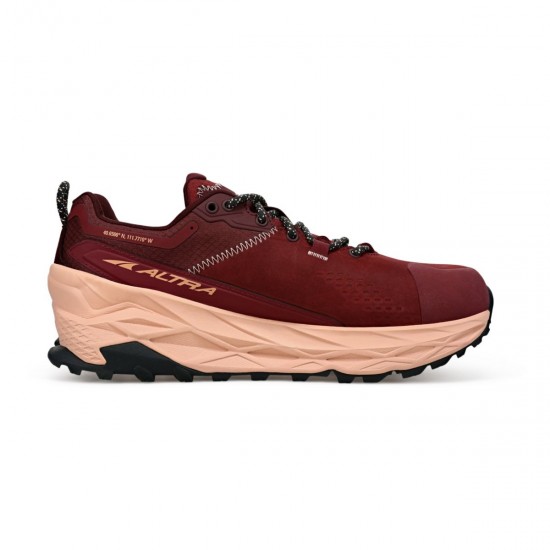 Altra Olympus 5 Hike Low GTX Maroon Women